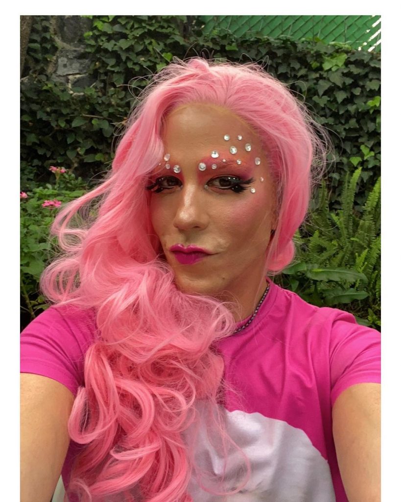Christian Chávez celebra su cumpleaños vestido de drag queen Escandala
