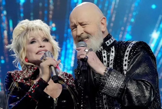 Vocalista gay de Judas Priest, Rob Halford, hace dueto con Dolly Parton