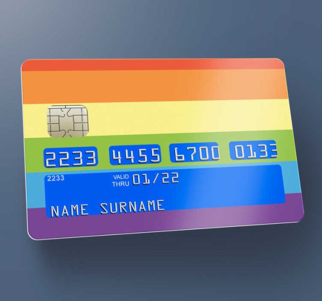 tarjeta de crédito LGBT+